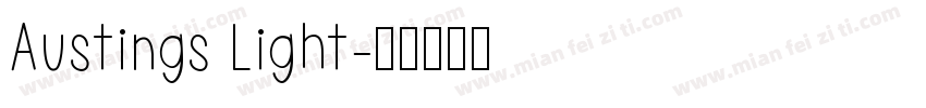 Austings Light字体转换